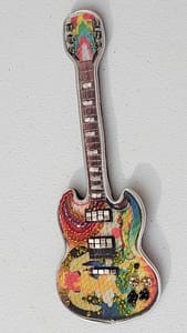 The Fool Guitar pin