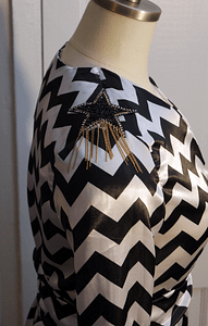Amara Zigzag minidress by Indica Boutique