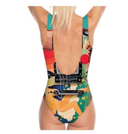 The Fool Guitar swimsuit back