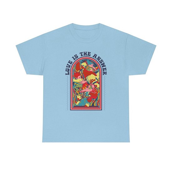 Love is the answer psychedelic tee