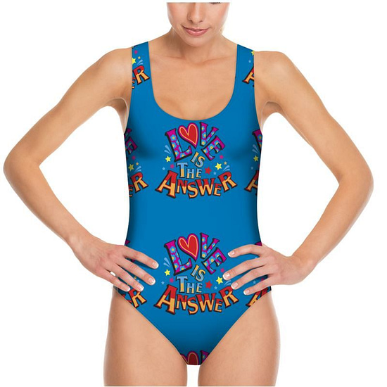 Love is the answer swimsuit