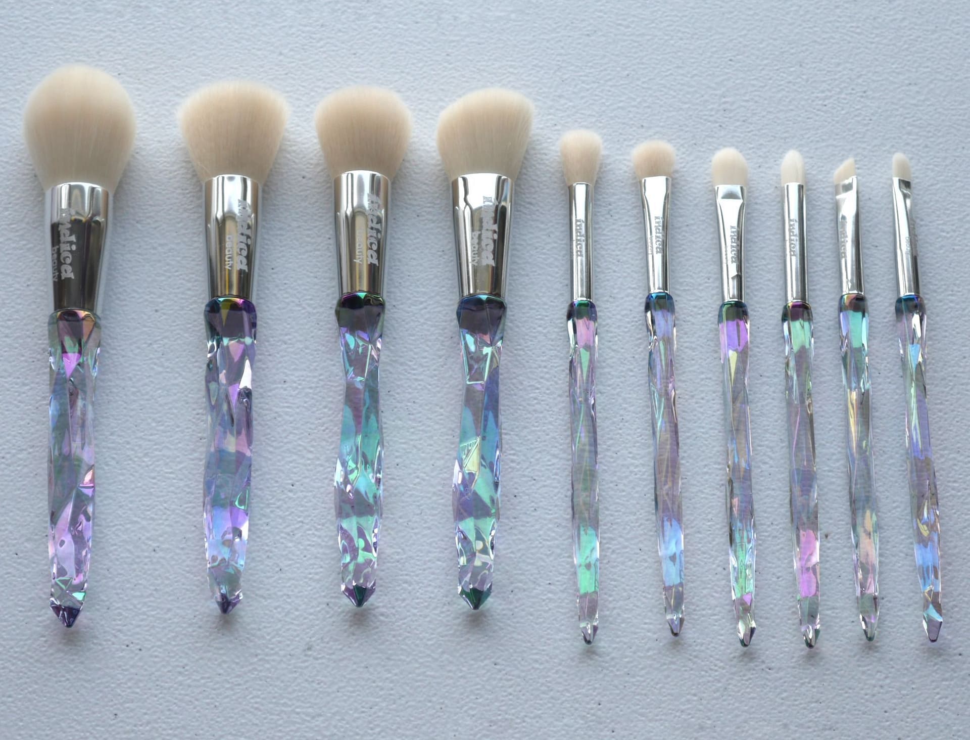 1set/10pcs Multifunctional Flat Paintbrushes Liner Brushes