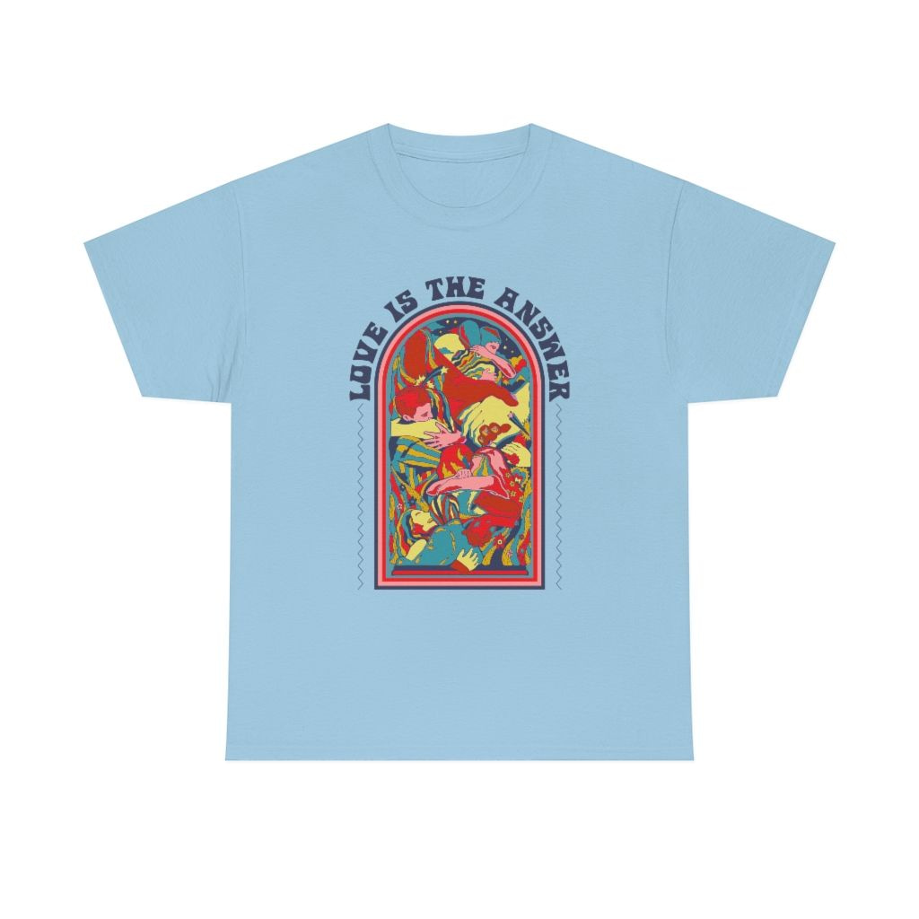 Love is the answer psychedelic tee